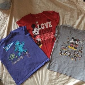 Lot of Disney t-shirts